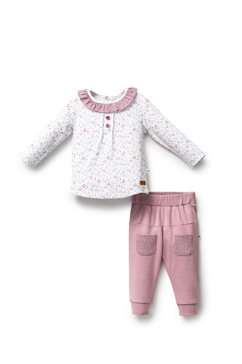 Flower Garden Outfit Set, Main, color, Pink