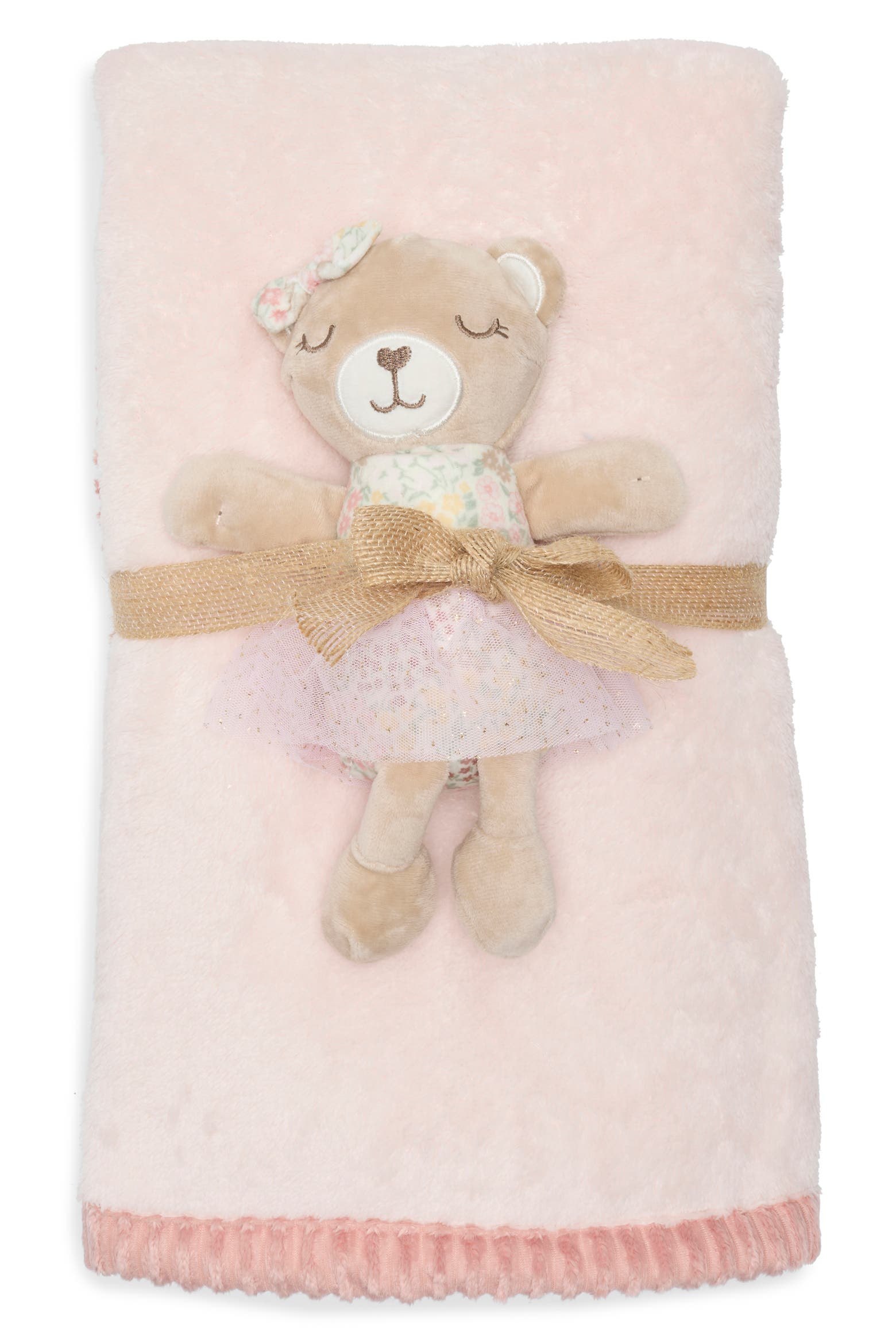 Bear Quilt Rack Chick pea Bear Stuffed Animal & Blanket Set | Nordstromrack