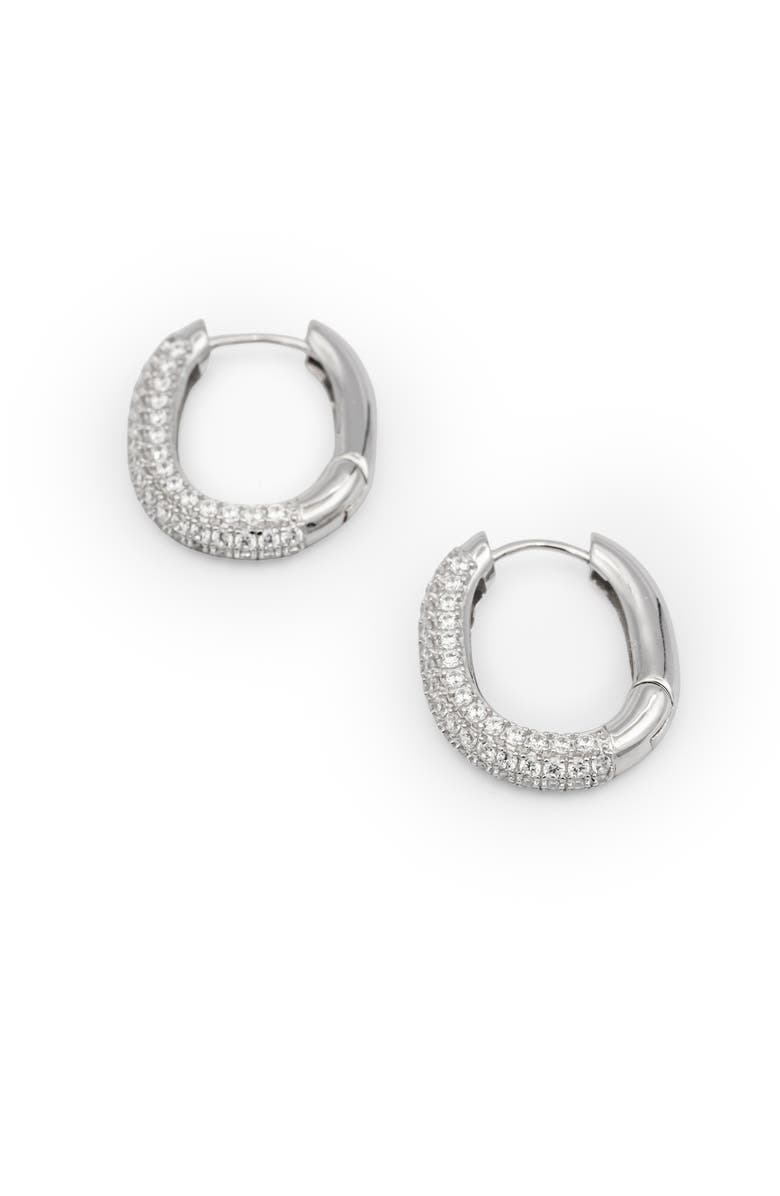 BLACK SUEDE STUDIO Fuse Earring, Alternate, color, Silver