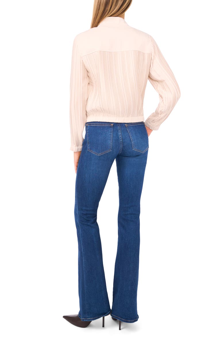 Halogen<sup>®</sup> Pleated Bomber Jacket, Alternate, color, Flax Taupe