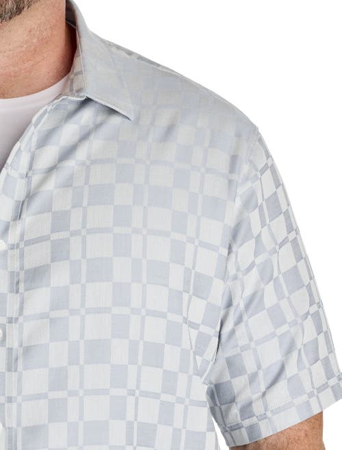 True Nation By Dxl Big & Tall Abstract Print Sport Shirt