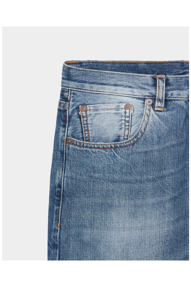 911 Superjohn Japan Selvedge 5 Pocket High Waist Denim Pants, Alternate, color, Custom Wash