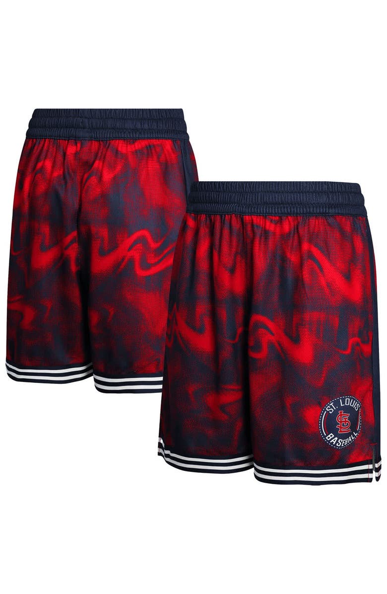 Outerstuff Youth Navy/Red St. Louis Cardinals Outfielder Shorts, Alternate, color, Navy