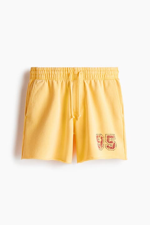 Relaxed Fit Printed Sweatshorts