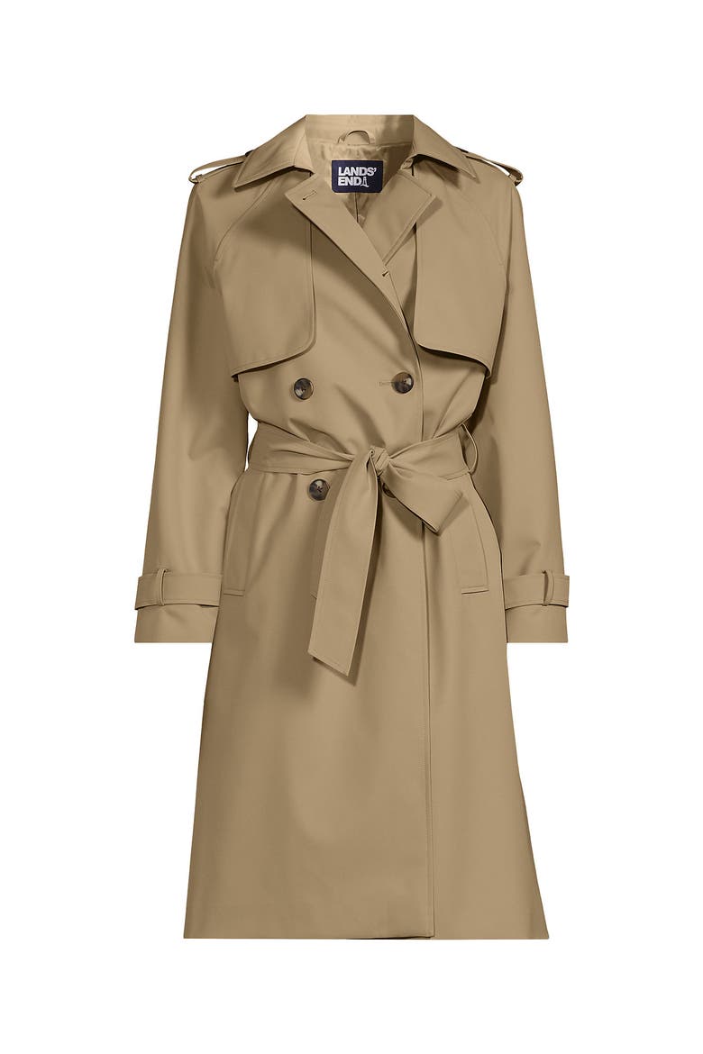 Squall Waterproof Modern Trench Coat, Alternate, color, Desert Tan