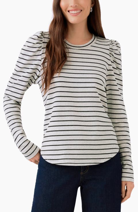 Shirred Sleeve Top