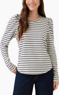 Karen Kane Shirred Sleeve Top