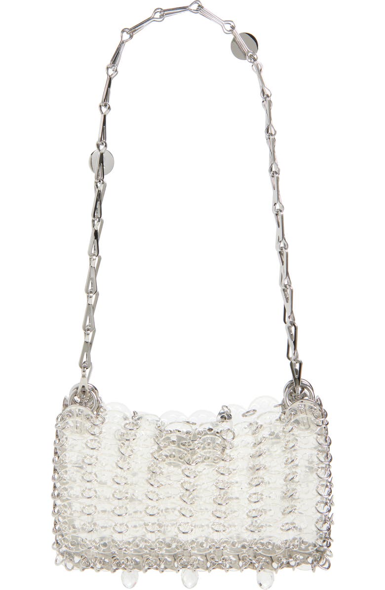 Rabanne Nano 1969 Crystal Embellished Clear Bag, Alternate, color, Transparent / Crystal