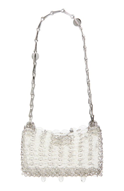 Rabanne Nano 1969 Crystal Embellished Clear Bag