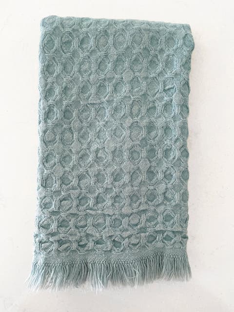 Turkish Cotton Waffle Hand Towel - Set of 2