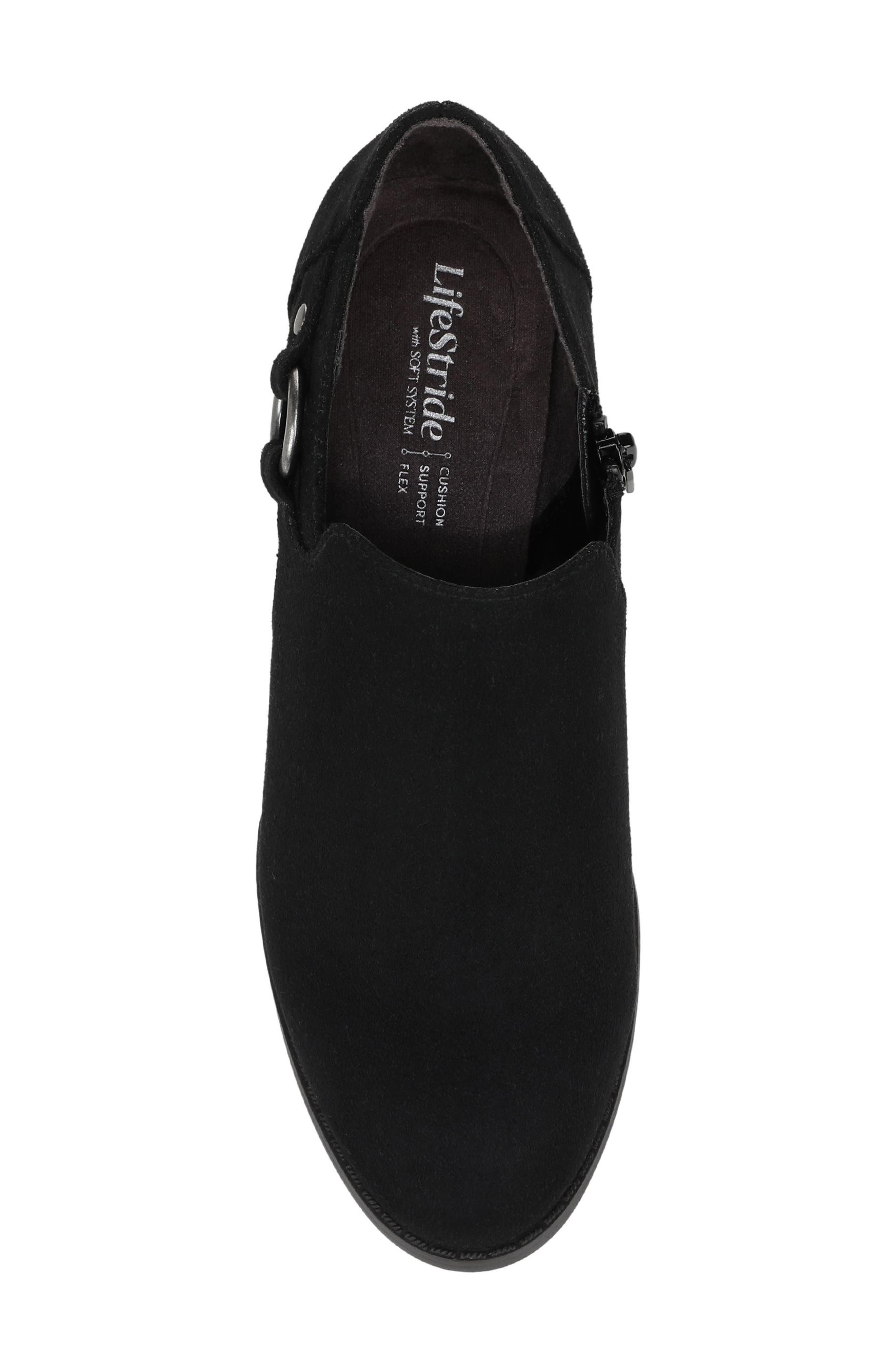 LifeStride Brianna Bootie, Alternate, color, Jet Black