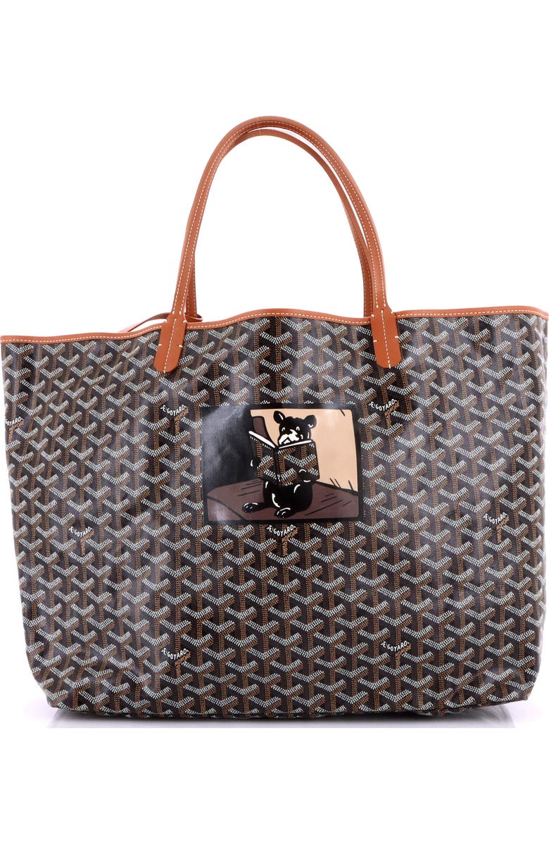 Pre-Owned Goyard Saint Louis Tote Printed Coated Canvas GM, Main, color, Print