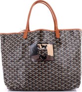 Pre-Owned Goyard Saint Louis Tote Printed Coated Canvas GM