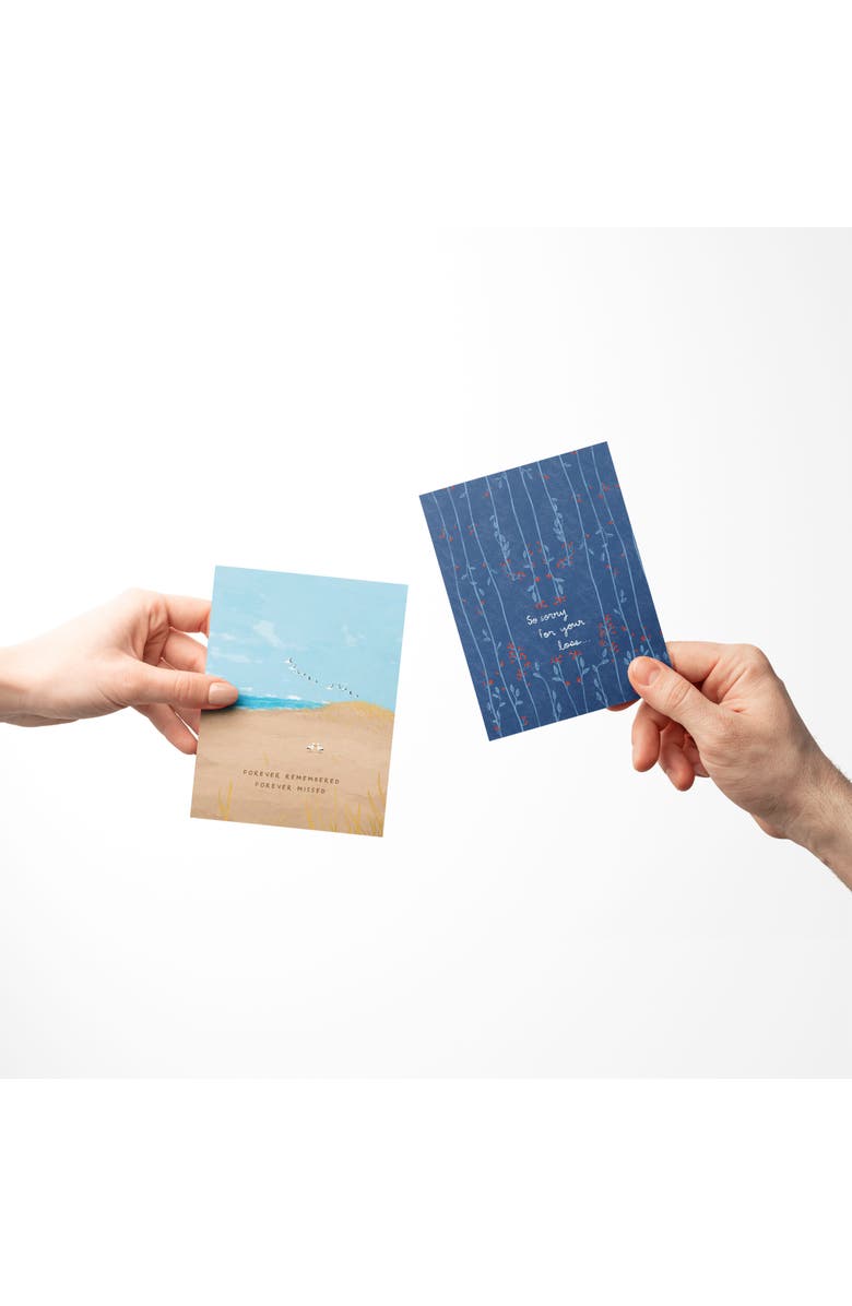 Ramus & Co Sympathy Greeting Card Pack Sets (3 ct, Assorted) Butterfly Thinking Of You, With Deepest Sympathy, So Sorry For Your Loss, Alternate, color, Multi-Pack