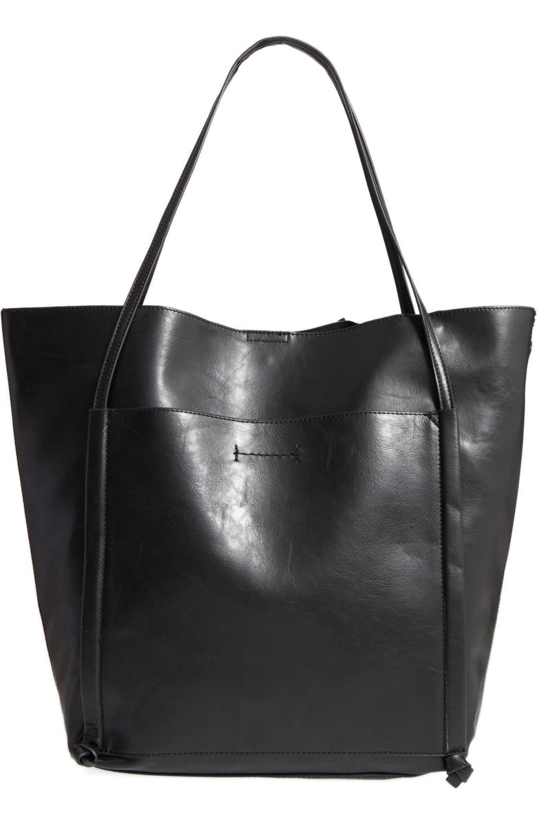 Sole Society Harley Faux Leather Tote, Main, color,