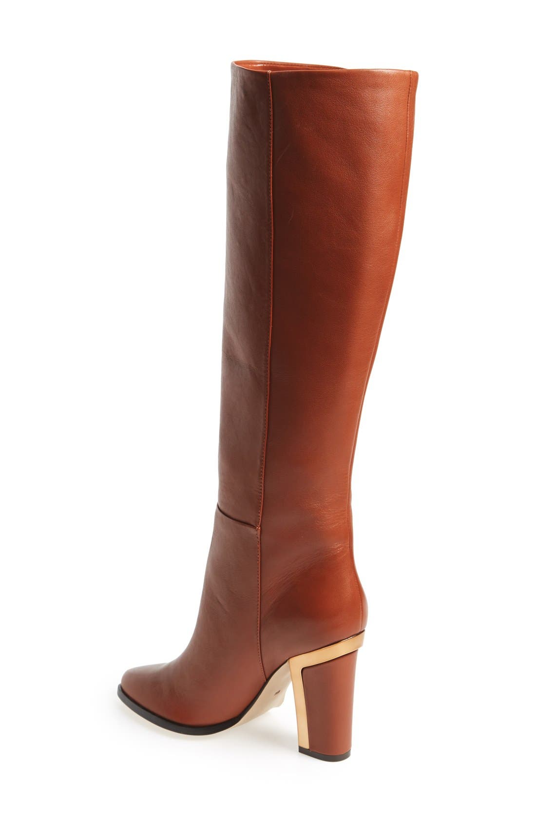 'Oak' Tall Boot, Alternate, color, BROWN