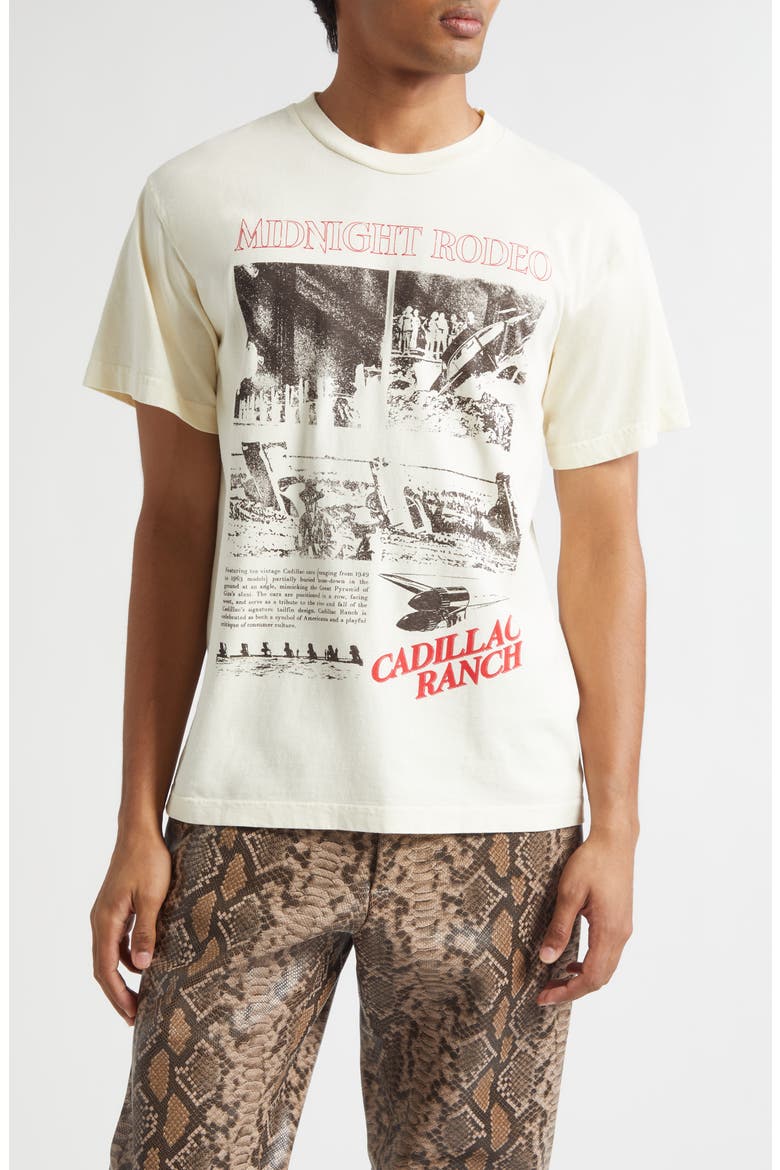 Cadillac Ranch Graphic T-Shirt, Main, color, CREAM