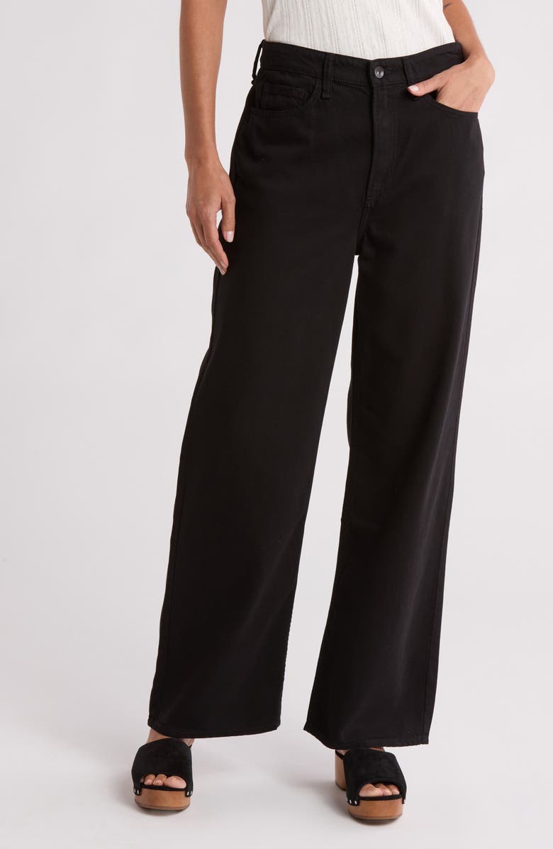 rag & bone Lori Mid Rise Wide Leg Pants, Main, color, 