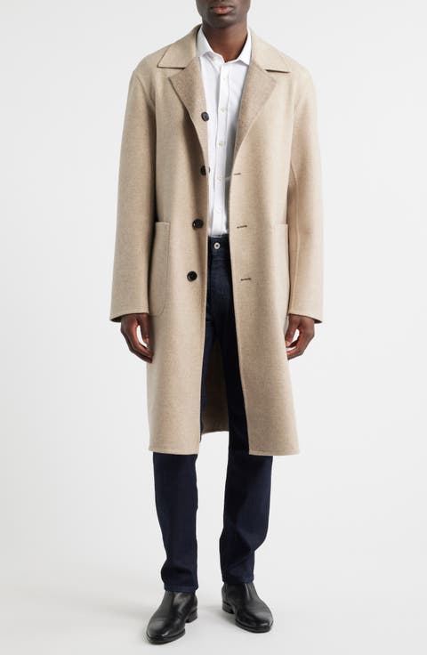 Reversible Virgin Wool & Cashmere Coat (Regular & Long)