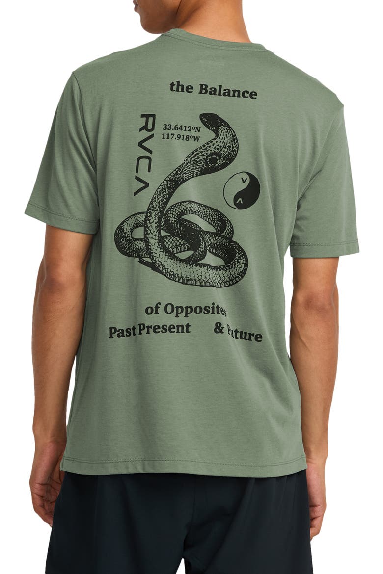Balance Cobra Performance Graphic T-Shirt, Alternate, color, SAGE LEAF