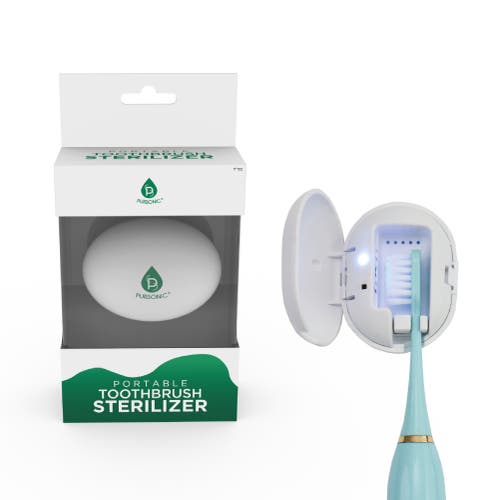 Pursonic Portable Toothbrush Sterilizer Your Hygiene Companion On The Go! In White