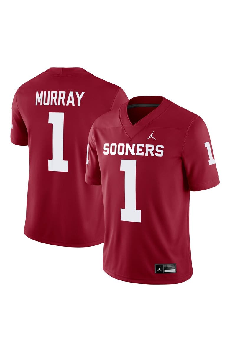 Jordan Brand Men's Jordan Brand Kyler Murray Crimson Oklahoma Sooners Game Jersey, Main, color, Crimson