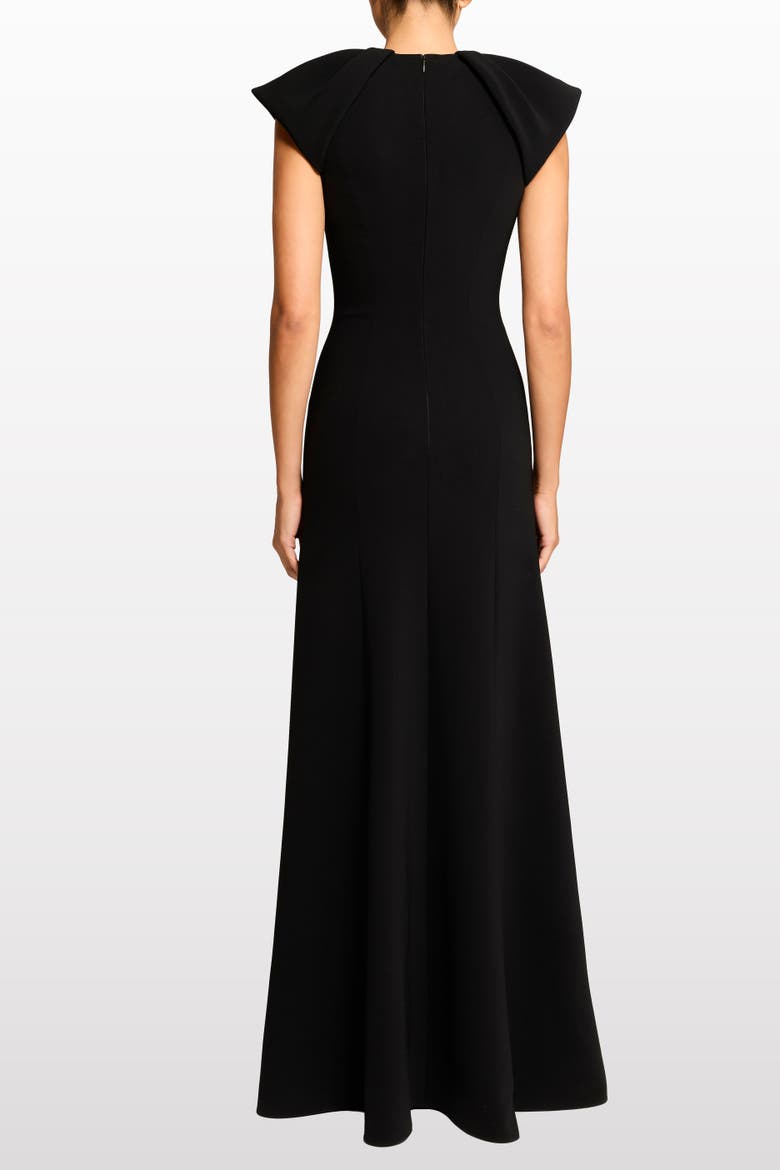 Sonder Embellished Maxi Dress, Alternate, color, Liquorice
