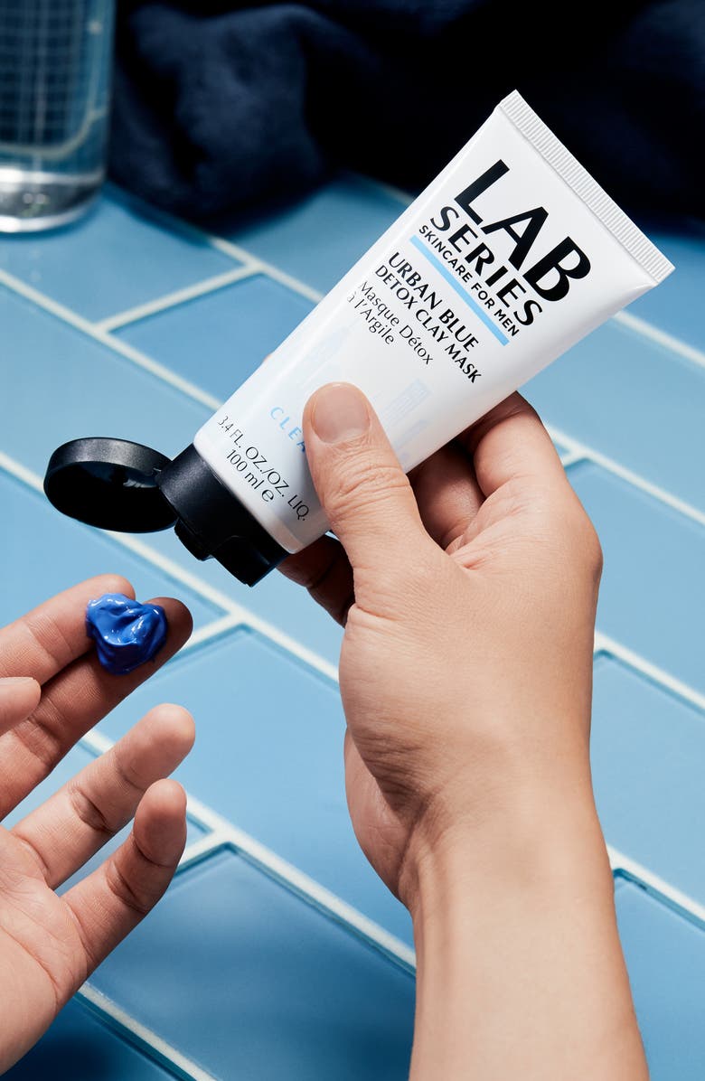 Lab Series Skincare for Men Urban Blue Detox Purifying Clay Mask, Alternate, color,
