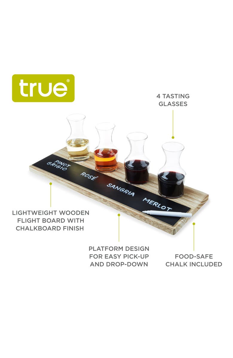 true Wine Flight Set, Set of 4, Alternate, color, Natural