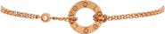 Pre-Owned Cartier 2 Diamonds Love Bracelet 18K Rose Gold with Diamonds