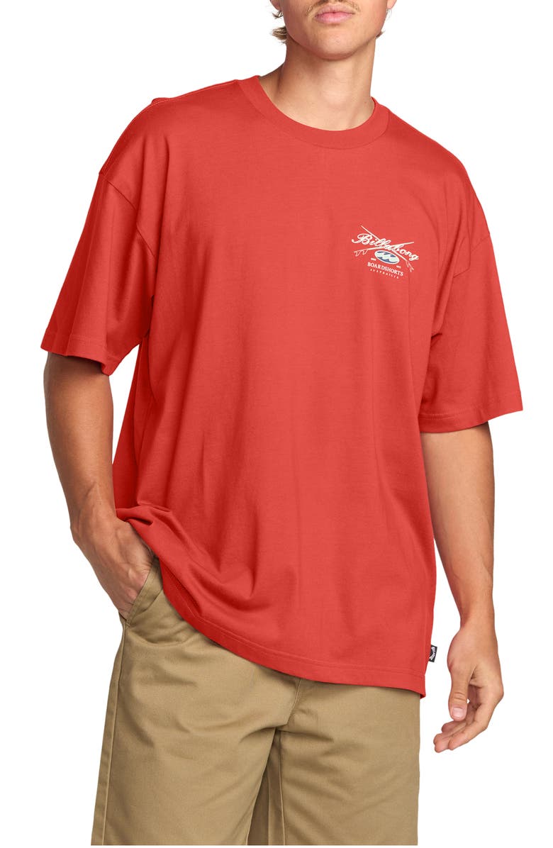 Billabong Crossboards Graphic T-Shirt, Main, color, Butter Scotch