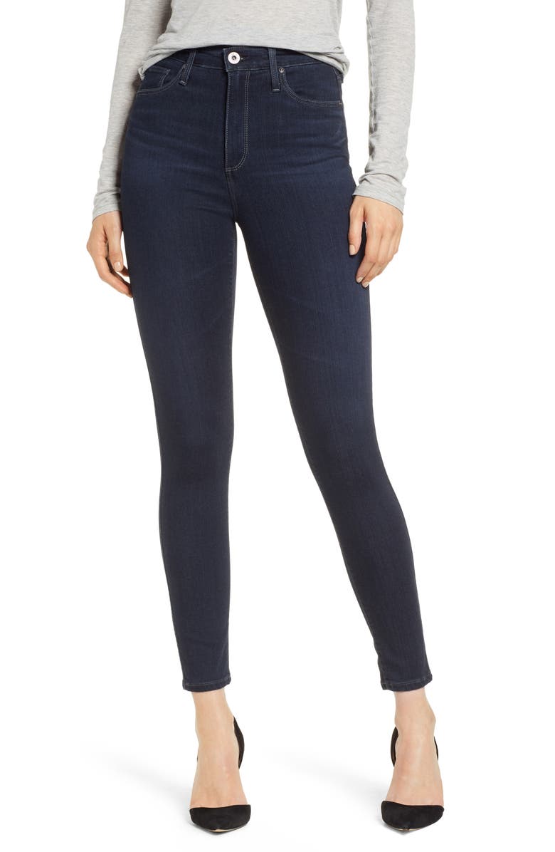 AG The Mila Super High Waist Ankle Skinny Jeans, Main, color, 