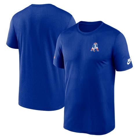 Men's Nike Royal New England Patriots Sideline Alt Pack Small Logo Legend Performance T-Shirt