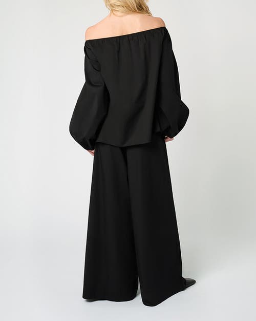 Weworewhat Wide Leg Pant In Black