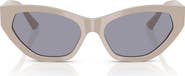 Jimmy Choo 55mm Cat Eye Sunglasses