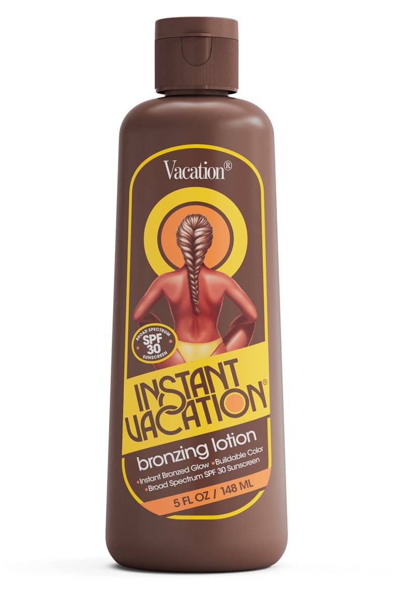 Instant Vacation Bronzing Lotion SPF 30 Body Sunscreen, Main, color, NO COLOR