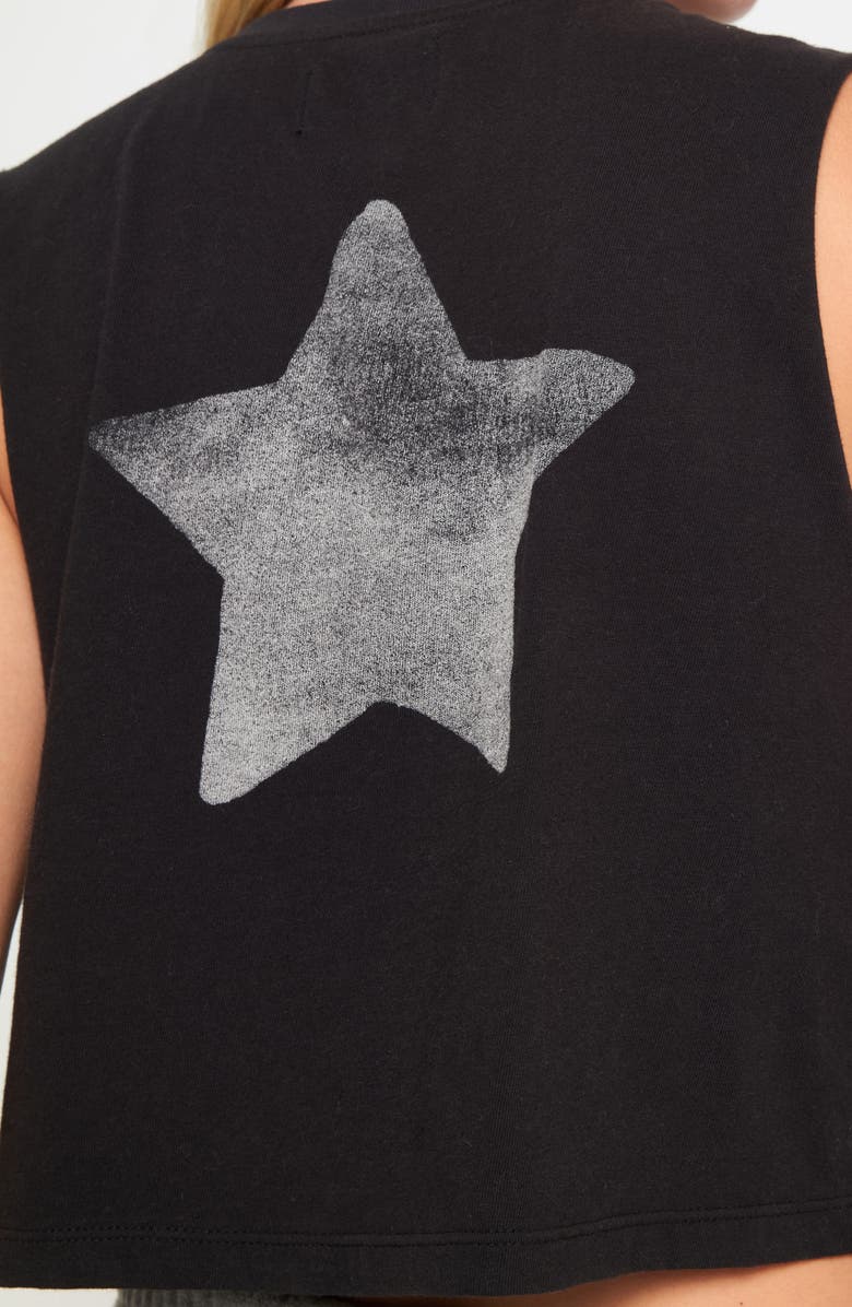 Spiritual Gangster Nova Callie Cotton Crop Tank, Alternate, color, Black