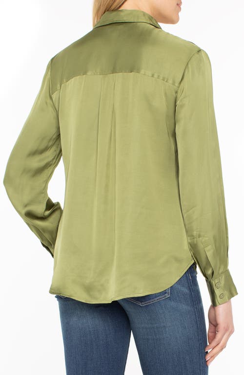 Liverpool Los Angeles Button-up Shirt In Green