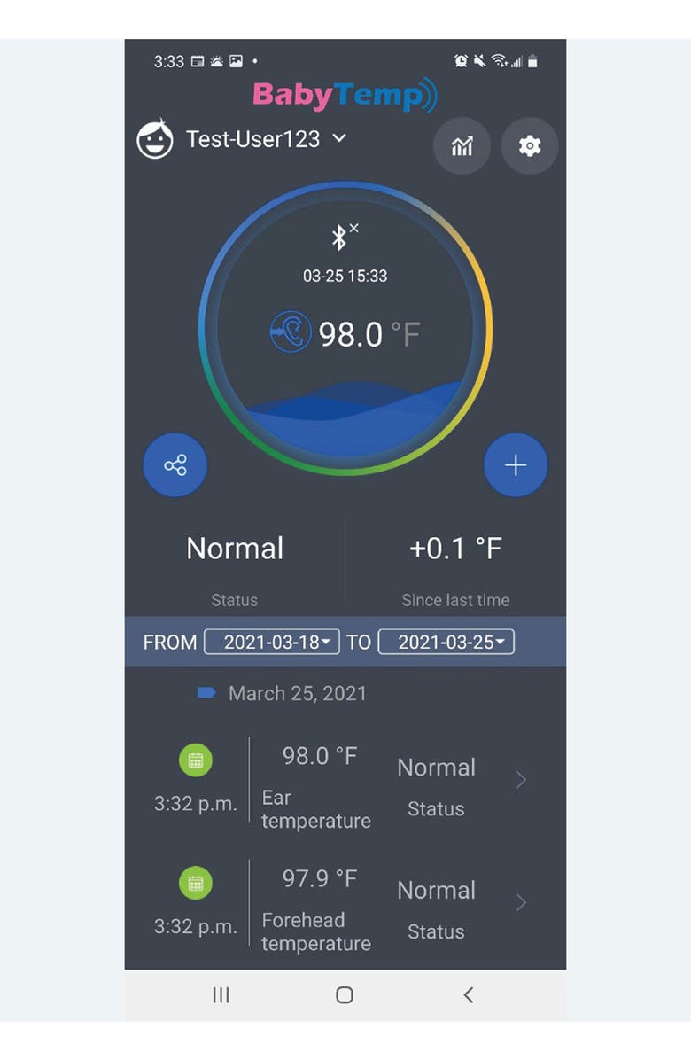 DAGAMMA Baby Temperature DuoSmart Thermometer, Alternate, color, 
