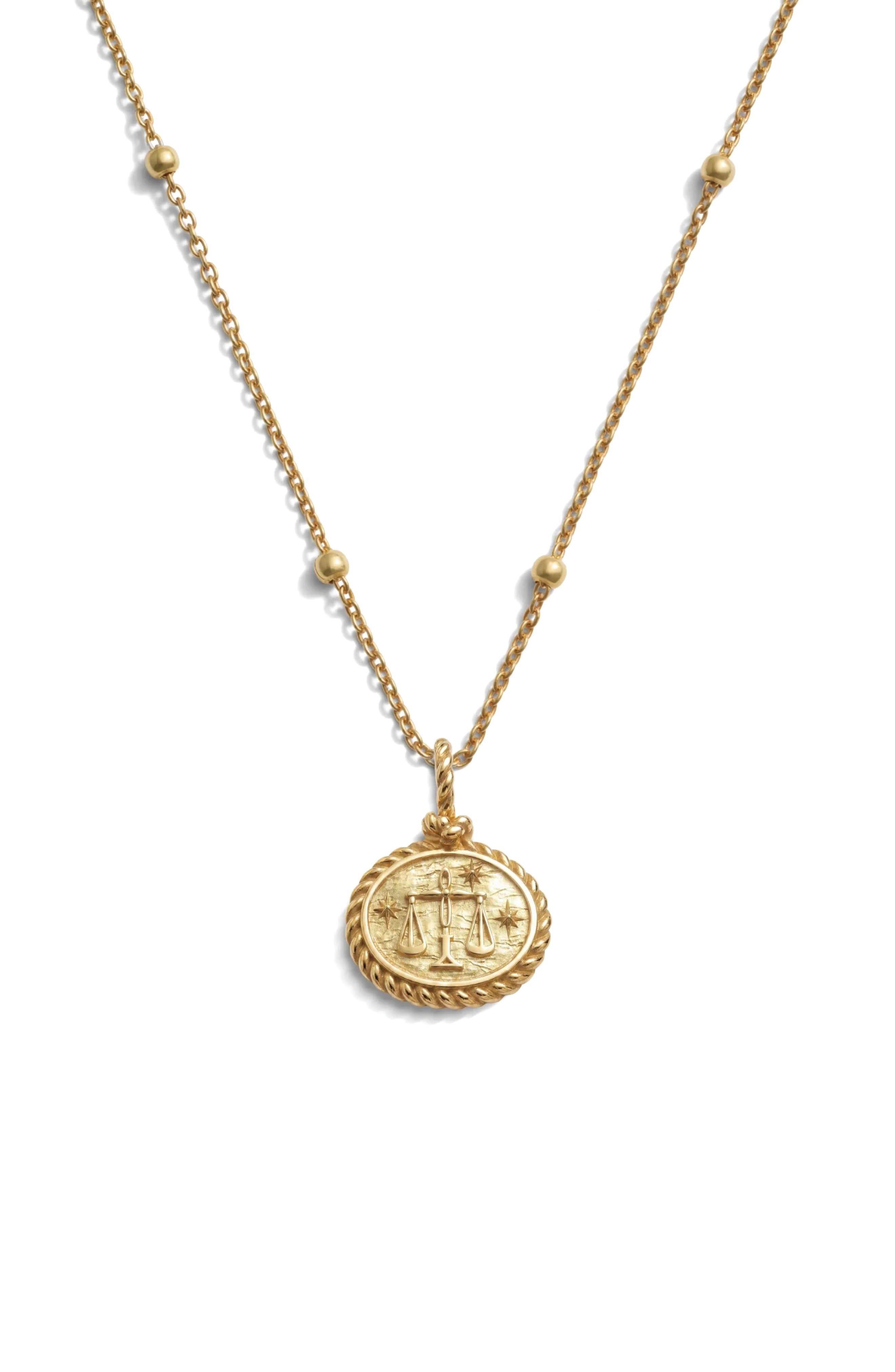 LIBRA/ 14K GOLD VERMEIL