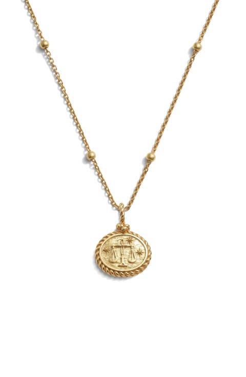 Zodiac Pendant Necklace