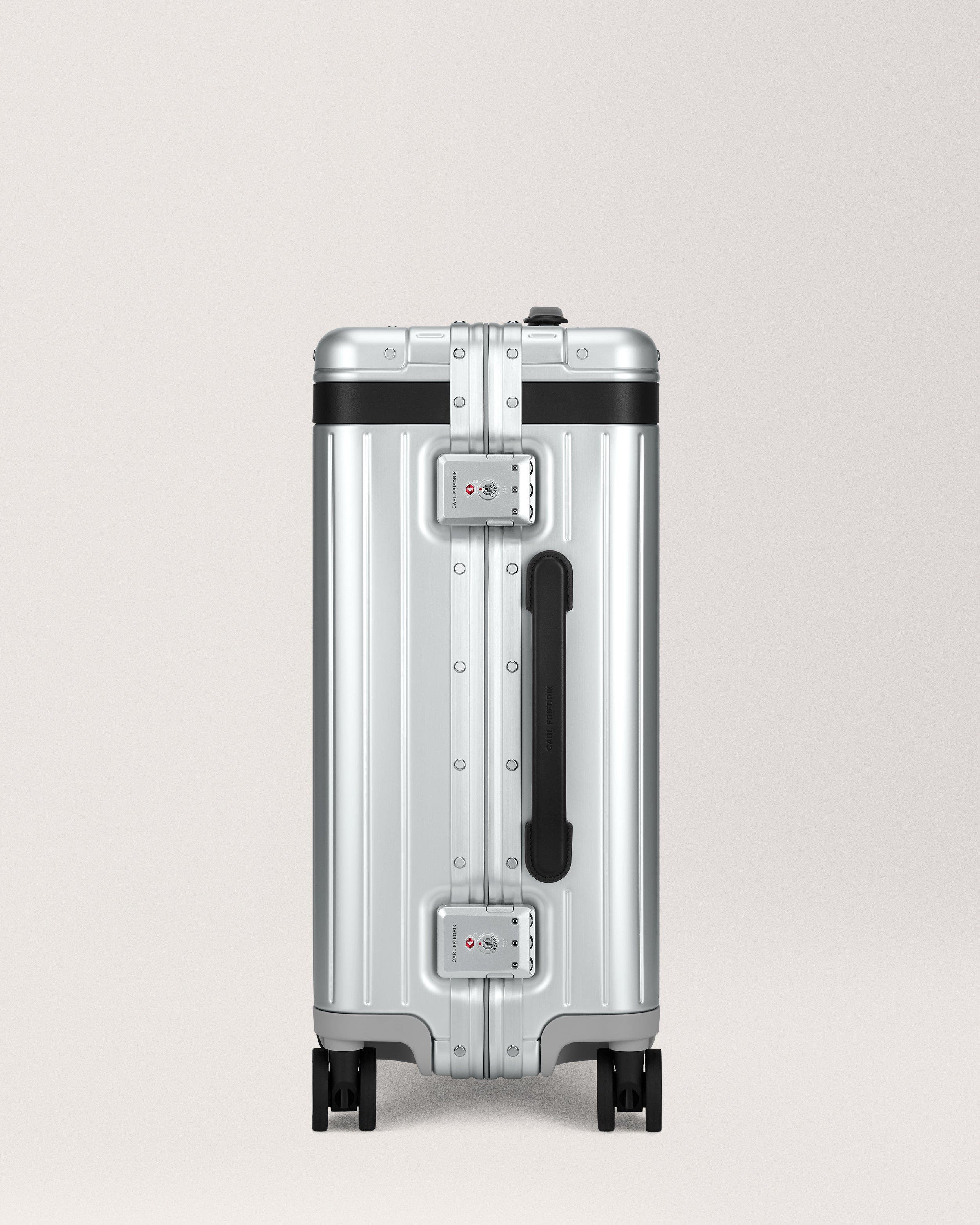 Carl Friedrik The Aluminium Carry-on, Alternate, color, Silver / Black