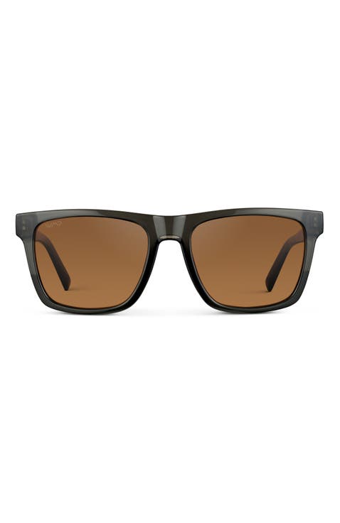 Denver - 53mm Square Polarized Sunglasses