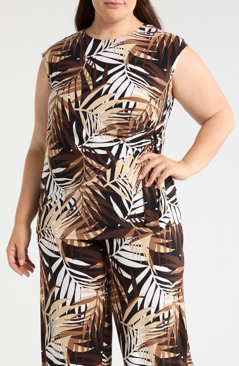 Anne Klein Dolman Sleeve Top, Main, color, Anne Black Multi