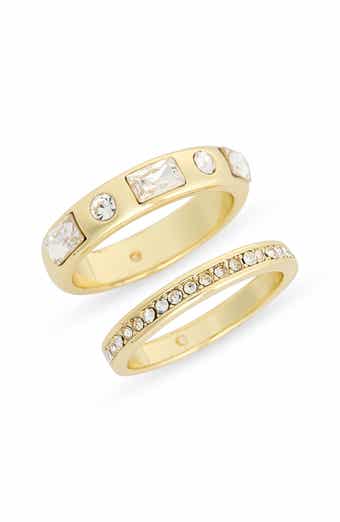 Covet Pack of 2 Cubic Zirconia Stacking Rings
