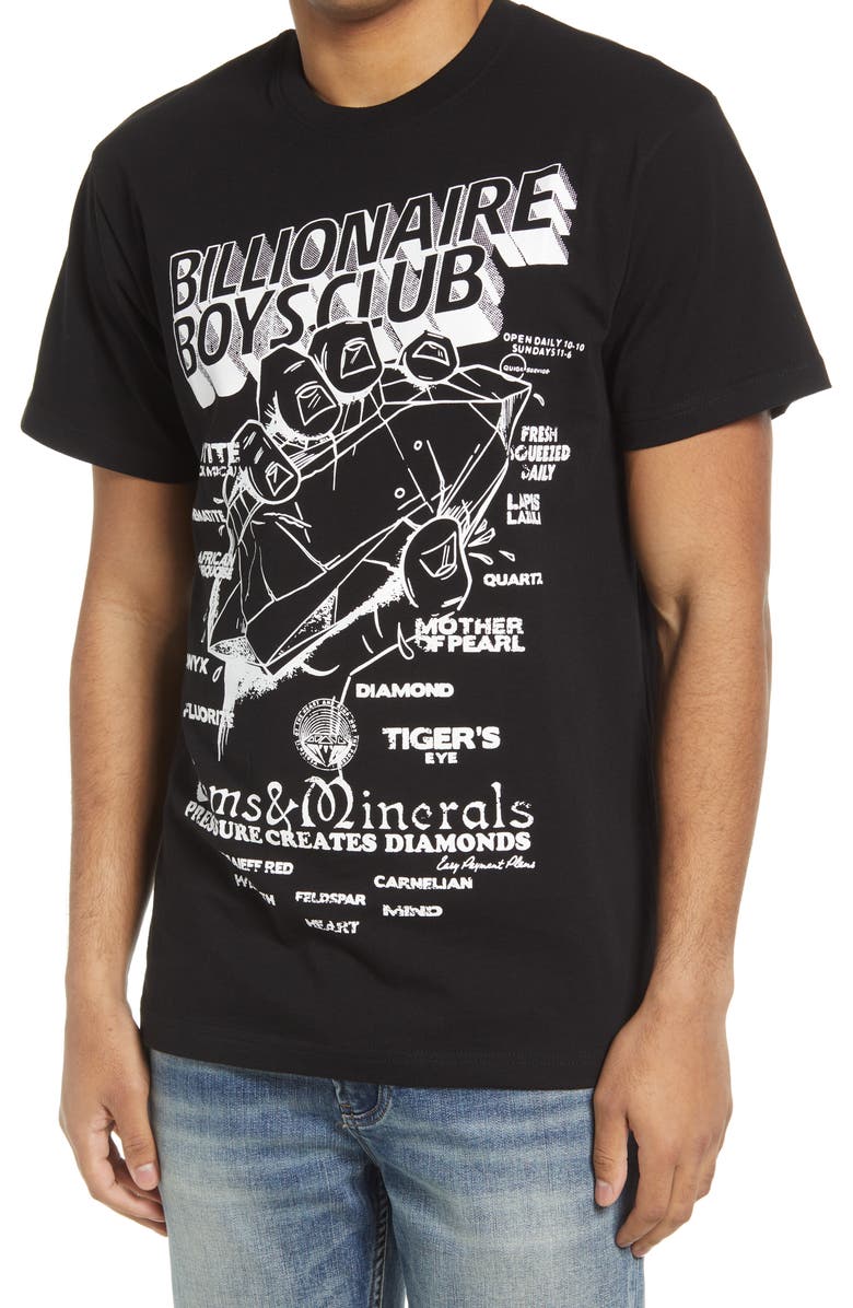 Billionaire Boys Club BB Pressed Diamonds Graphic Tee, Main, color, 
