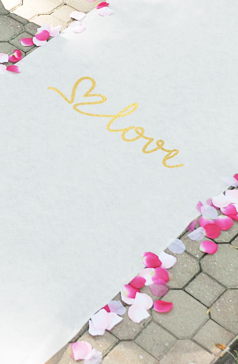 Cathy's Concepts Love Wedding Aisle Runner, Alternate, color, 