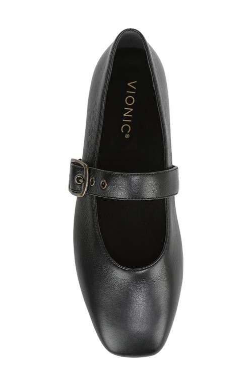 Vionic Heloise Mary Jane Flat In Black