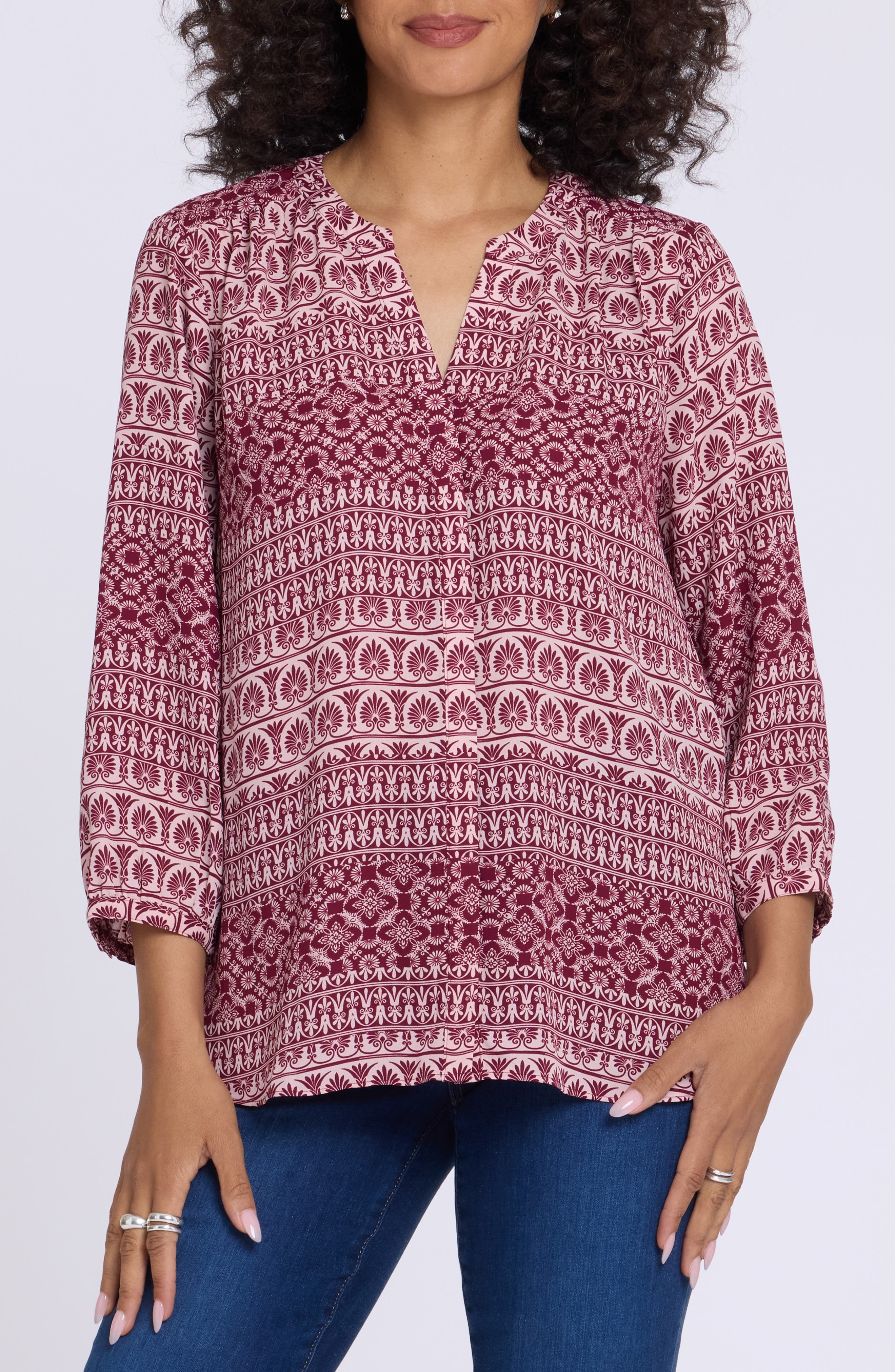 TERRACE STRIPE BURGUNDY