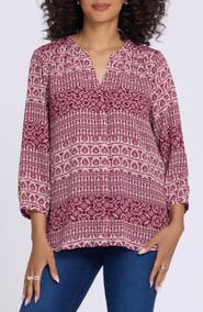 NYDJ Pintuck Top